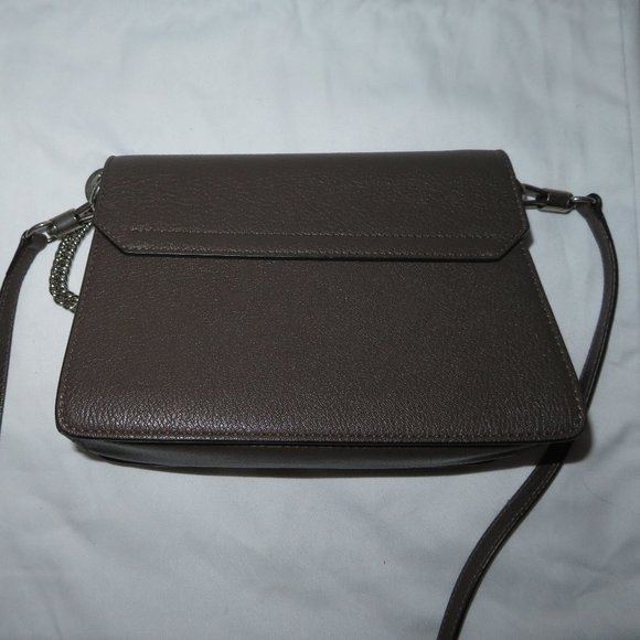 Givenchy Small GV3 Grey Goatskin Shoulder Bag - Picture 8 of 16